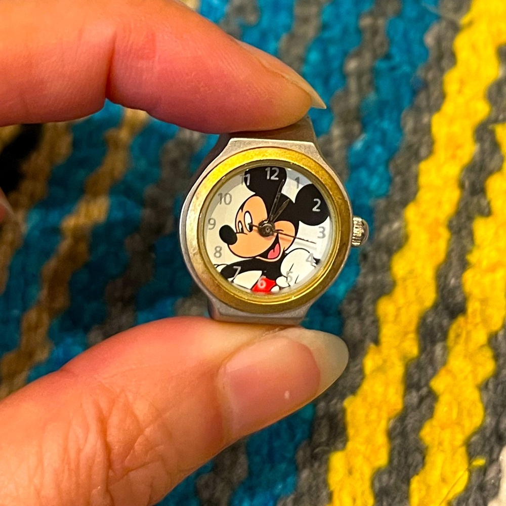 Vintage Mickey Mouse Disney Ring Watch